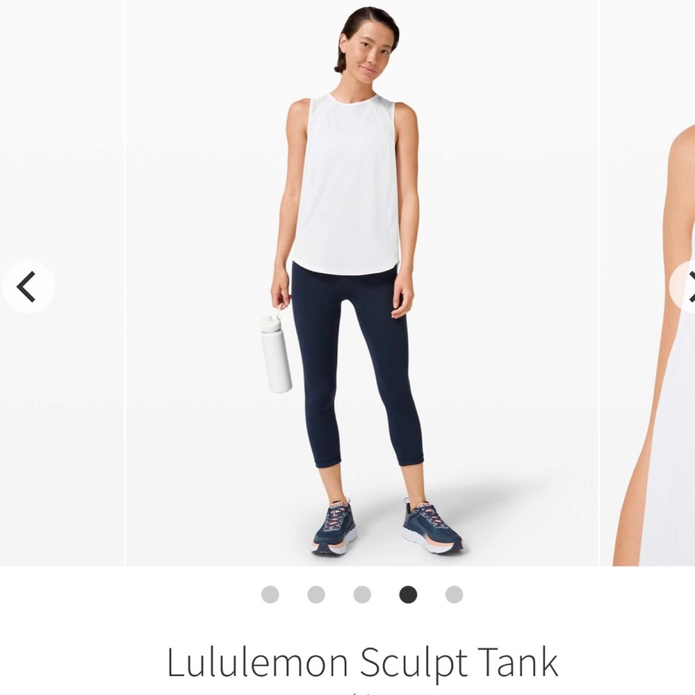 NWT - Lululemon White Sculpt Tank 4